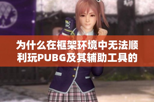 为什么在框架环境中无法顺利玩PUBG及其辅助工具的使用方法