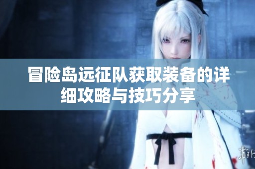 冒险岛远征队获取装备的详细攻略与技巧分享