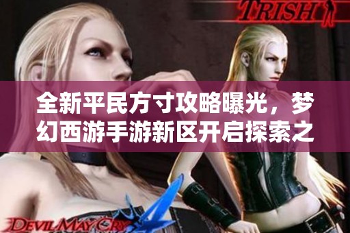 全新平民方寸攻略曝光，梦幻西游手游新区开启探索之旅