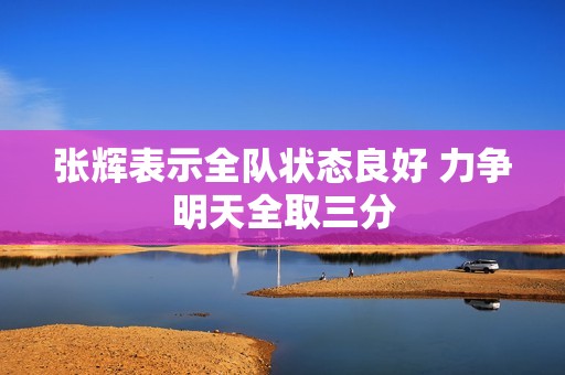 张辉表示全队状态良好 力争明天全取三分