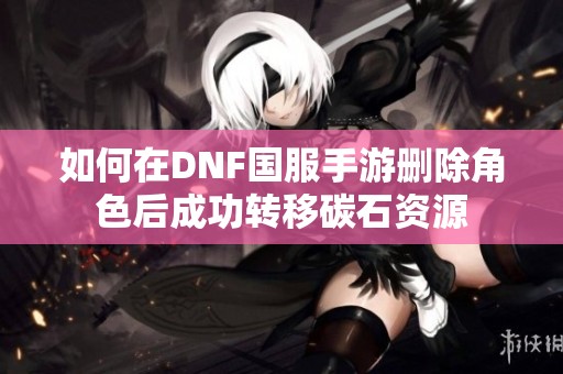 如何在DNF国服手游删除角色后成功转移碳石资源