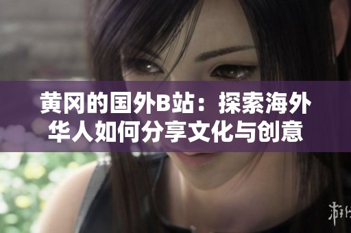 黄冈的国外B站：探索海外华人如何分享文化与创意