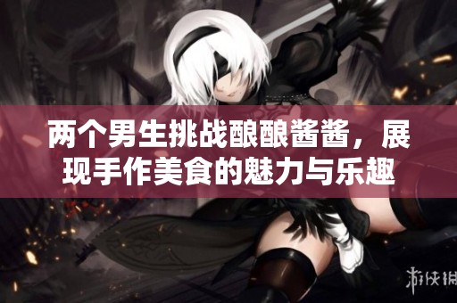 两个男生挑战酿酿酱酱，展现手作美食的魅力与乐趣