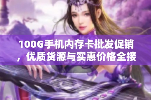 100G手机内存卡批发促销，优质货源与实惠价格全接触
