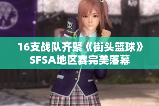 16支战队齐聚《街头篮球》SFSA地区赛完美落幕