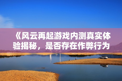 《风云再起游戏内测真实体验揭秘，是否存在作弊行为》