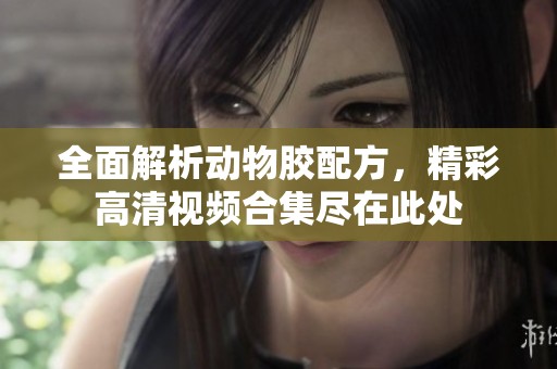 全面解析动物胶配方，精彩高清视频合集尽在此处