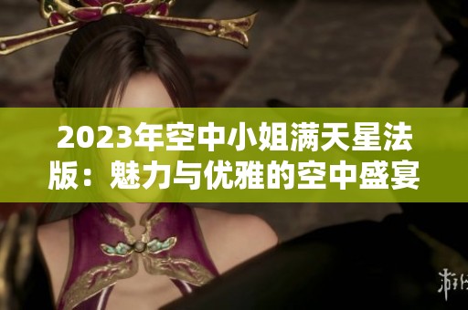 2023年空中小姐满天星法版：魅力与优雅的空中盛宴