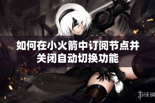 如何在小火箭中订阅节点并关闭自动切换功能