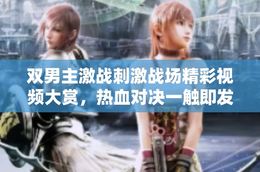 双男主激战刺激战场精彩视频大赏，热血对决一触即发