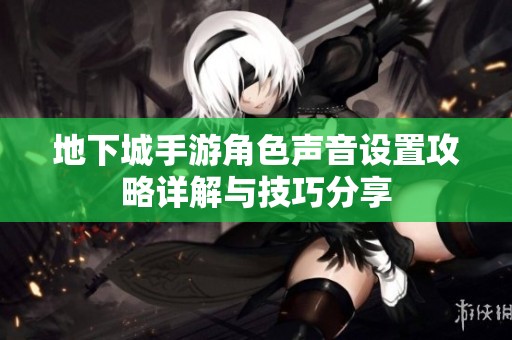 地下城手游角色声音设置攻略详解与技巧分享