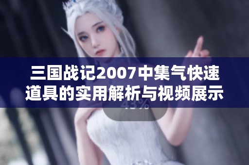 三国战记2007中集气快速道具的实用解析与视频展示
