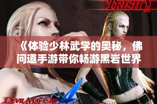 《体验少林武学的奥秘，佛问道手游带你畅游黑岩世界》