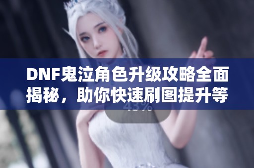 DNF鬼泣角色升级攻略全面揭秘，助你快速刷图提升等级
