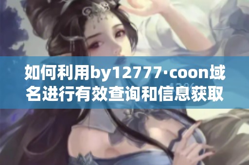 如何利用by12777·coon域名进行有效查询和信息获取