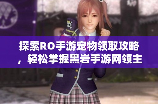 探索RO手游宠物领取攻略，轻松掌握黑岩手游网领主技巧