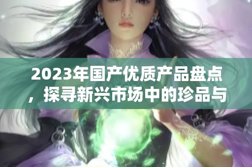 2023年国产优质产品盘点，探寻新兴市场中的珍品与亮点