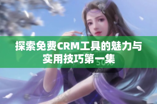 探索免费CRM工具的魅力与实用技巧第一集