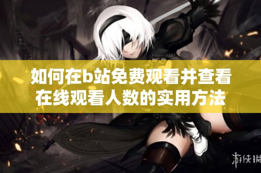如何在b站免费观看并查看在线观看人数的实用方法