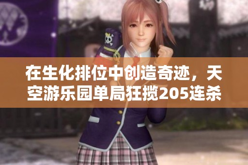 在生化排位中创造奇迹，天空游乐园单局狂揽205连杀的精彩战绩！