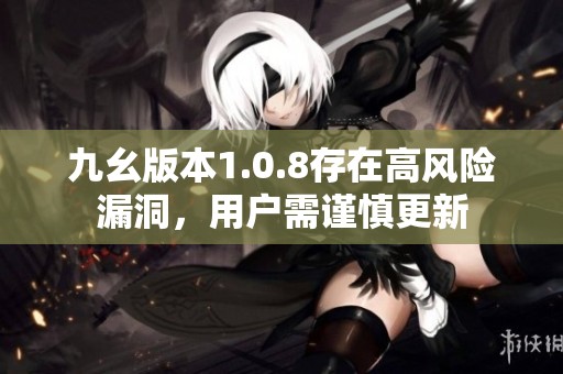 九幺版本1.0.8存在高风险漏洞，用户需谨慎更新