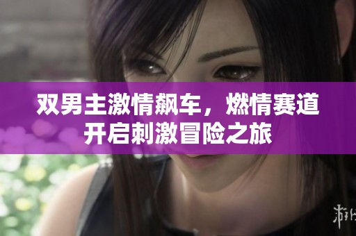 双男主激情飙车，燃情赛道开启刺激冒险之旅