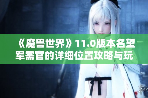 《魔兽世界》11.0版本名望军需官的详细位置攻略与玩法解析