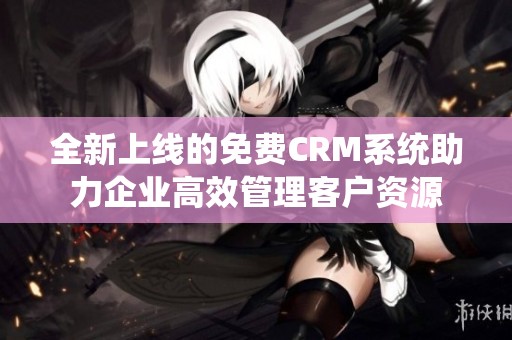全新上线的免费CRM系统助力企业高效管理客户资源