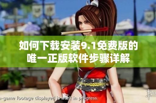 如何下载安装9.1免费版的唯一正版软件步骤详解