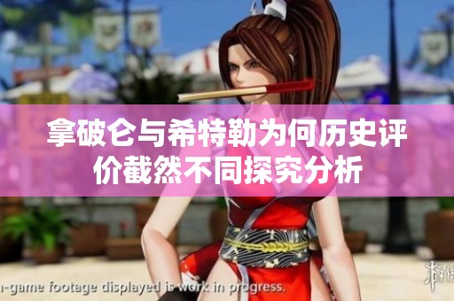 拿破仑与希特勒为何历史评价截然不同探究分析