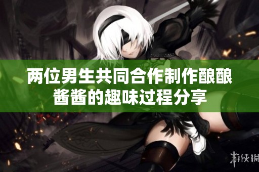 两位男生共同合作制作酿酿酱酱的趣味过程分享
