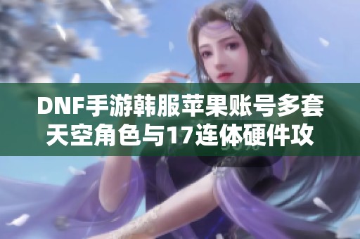 DNF手游韩服苹果账号多套天空角色与17连体硬件攻略总结
