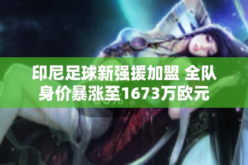 印尼足球新强援加盟 全队身价暴涨至1673万欧元