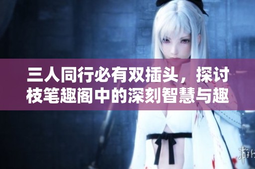 三人同行必有双插头，探讨枝笔趣阁中的深刻智慧与趣味性