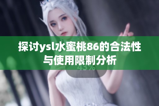 探讨ysl水蜜桃86的合法性与使用限制分析