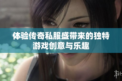 体验传奇私服盛带来的独特游戏创意与乐趣