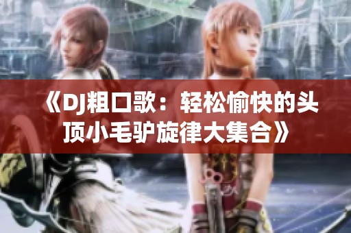 《DJ粗口歌：轻松愉快的头顶小毛驴旋律大集合》