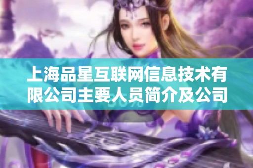 上海品星互联网信息技术有限公司主要人员简介及公司结构解析