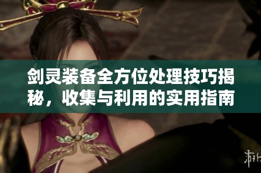 剑灵装备全方位处理技巧揭秘，收集与利用的实用指南