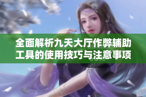 全面解析九天大厅作弊辅助工具的使用技巧与注意事项