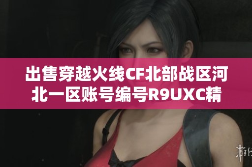 出售穿越火线CF北部战区河北一区账号编号R9UXC精彩战绩等你来战