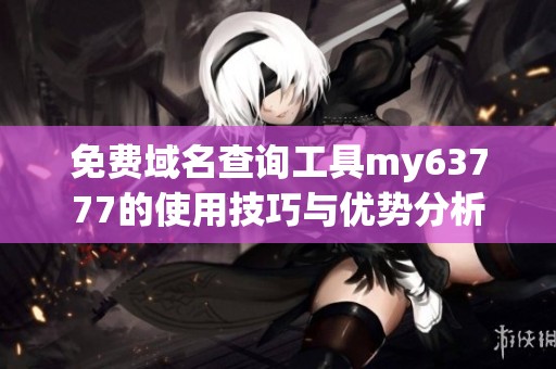 免费域名查询工具my63777的使用技巧与优势分析