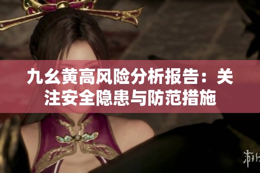 九幺黄高风险分析报告：关注安全隐患与防范措施
