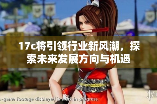 17c将引领行业新风潮，探索未来发展方向与机遇