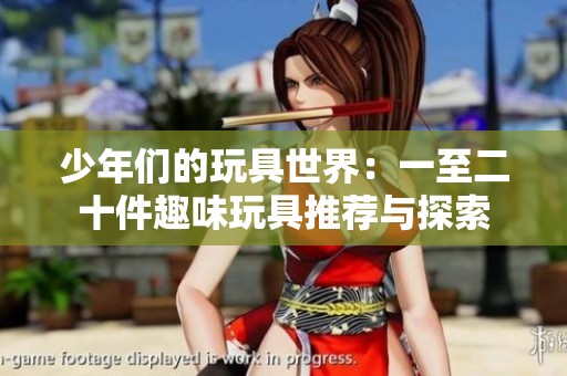 少年们的玩具世界：一至二十件趣味玩具推荐与探索