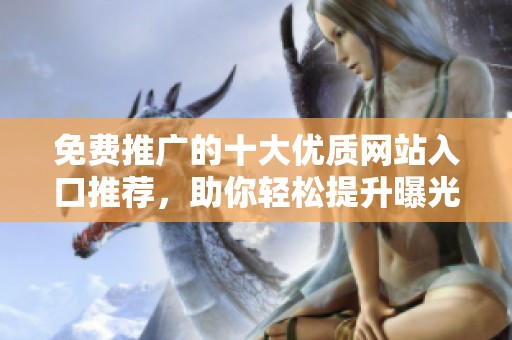 免费推广的十大优质网站入口推荐，助你轻松提升曝光度