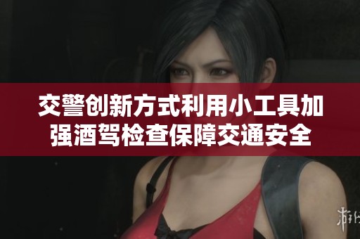 交警创新方式利用小工具加强酒驾检查保障交通安全