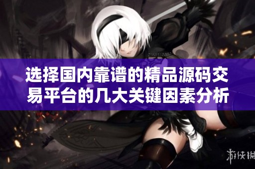 选择国内靠谱的精品源码交易平台的几大关键因素分析