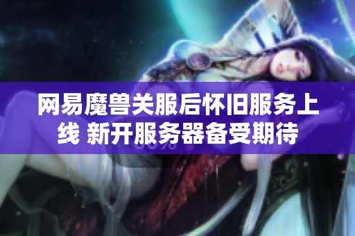 网易魔兽关服后怀旧服务上线 新开服务器备受期待