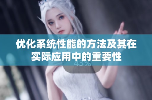 优化系统性能的方法及其在实际应用中的重要性